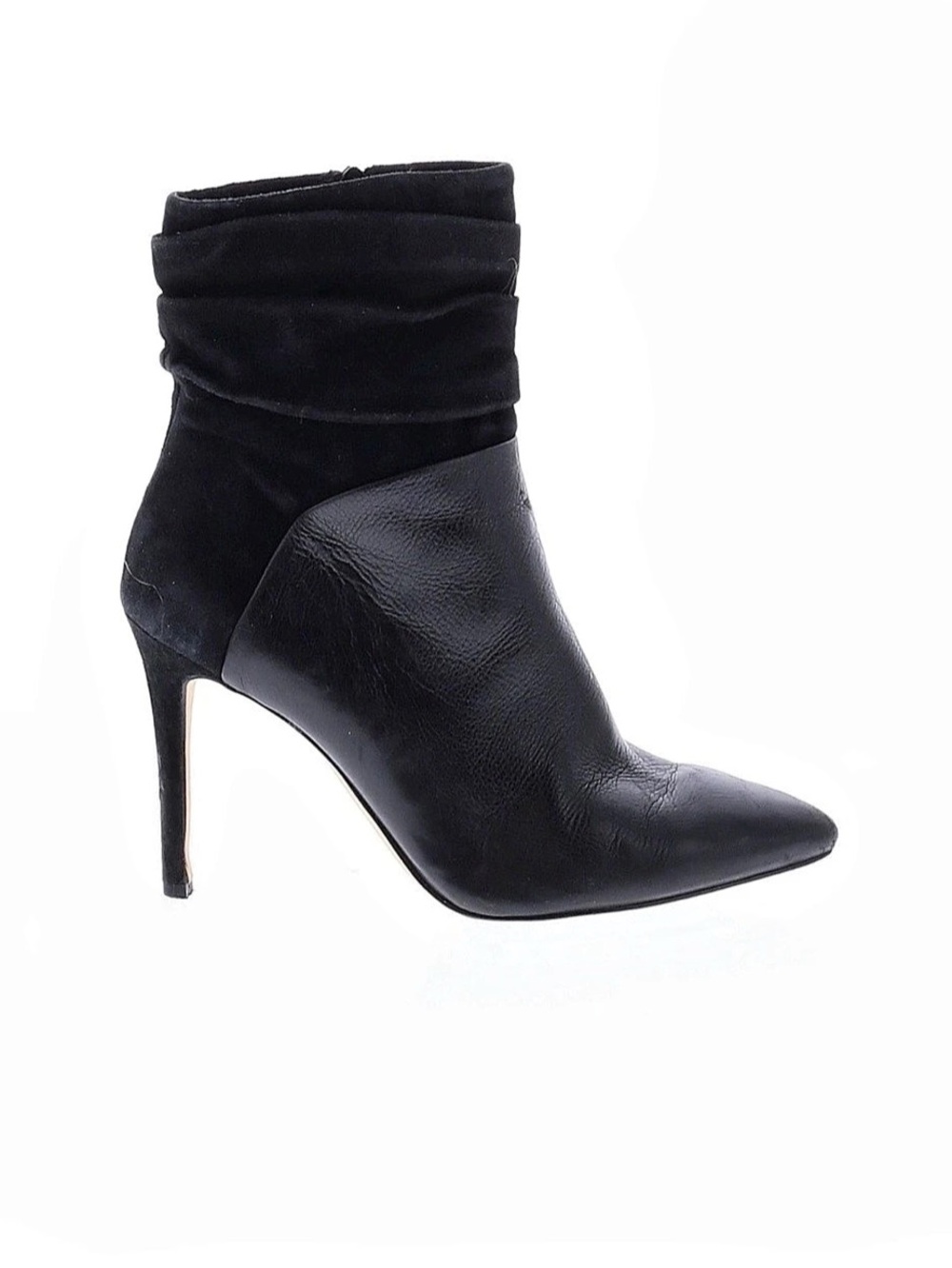 Guess Black Pointed Toe Heeled Booties Like New